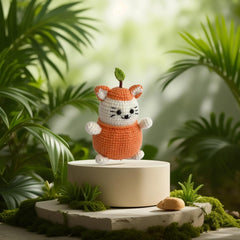 Crochet potato cat doll decorative desk decor