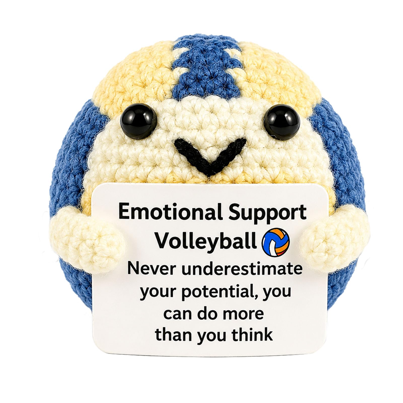 handmade crochet volleyball doll for players and fans