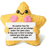 Crochet Yellow Star Doll product image with star motif