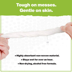 Crocodile Cloth multipurpose quick action wipes with degreaser formula