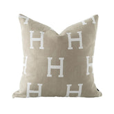 Croker Horse 18x18 pillow cover with hidden zipper