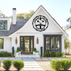 Baptism Cross keepsake wall sign