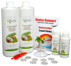 Cruise Runners hidden flasks kit two large bottles