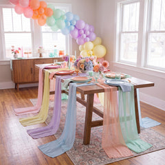 Each table runner measures 12 x 118 inches for versatile setup