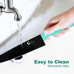 Dishwasher safe CuCut knives set with block