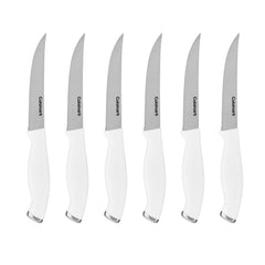 Cuisinart C77SSW-6PSK Color Pro Collection 6-Piece steak knife set white handles