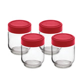 Cuisipro jars with lids 6 oz compact size
