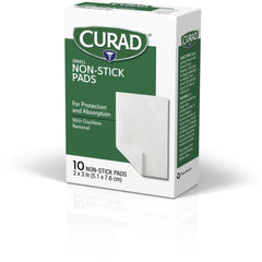 CURAD medium size wound care pads 3 x 4 in