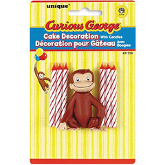 Children's birthday party Curious George cake decor image