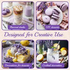 Culinary lavender buds for cocktails and desserts