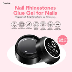 Curvlife almond shaped press on nails design
