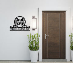 Personalized House Number Metal Sign for Outside