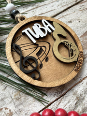 Includes 2 wood beads and twine for hanging