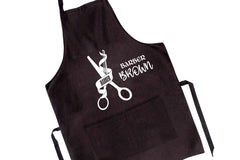 Custom Barber Aprons product image showing personalization option