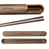 walnut wood chopsticks with customization