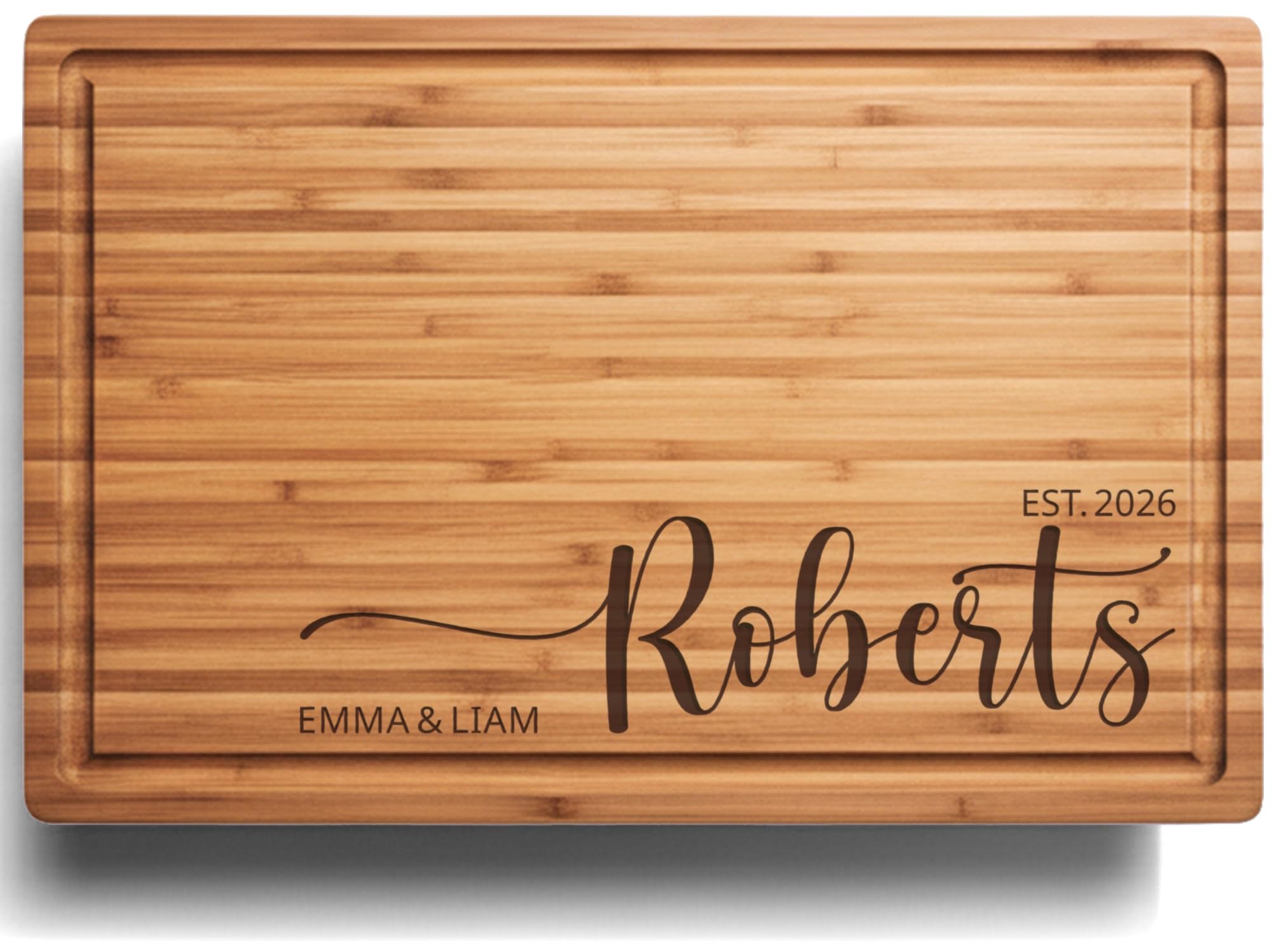 Custom Cutting Board with permanent laser engraving