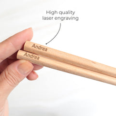 Custom engraved chopsticks bulk lot ready for orders