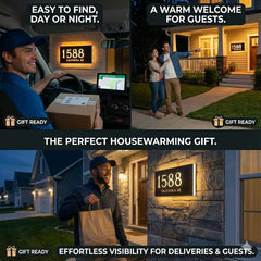 Solar panel powered doorplate for energy efficient lighting