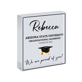 Custom Graduation Gift graduation memory acrylic block 4x4 inch