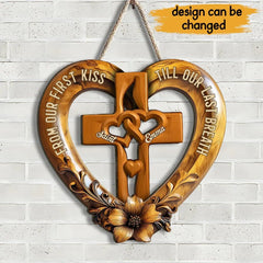 Customizable heart sign personalized for couples