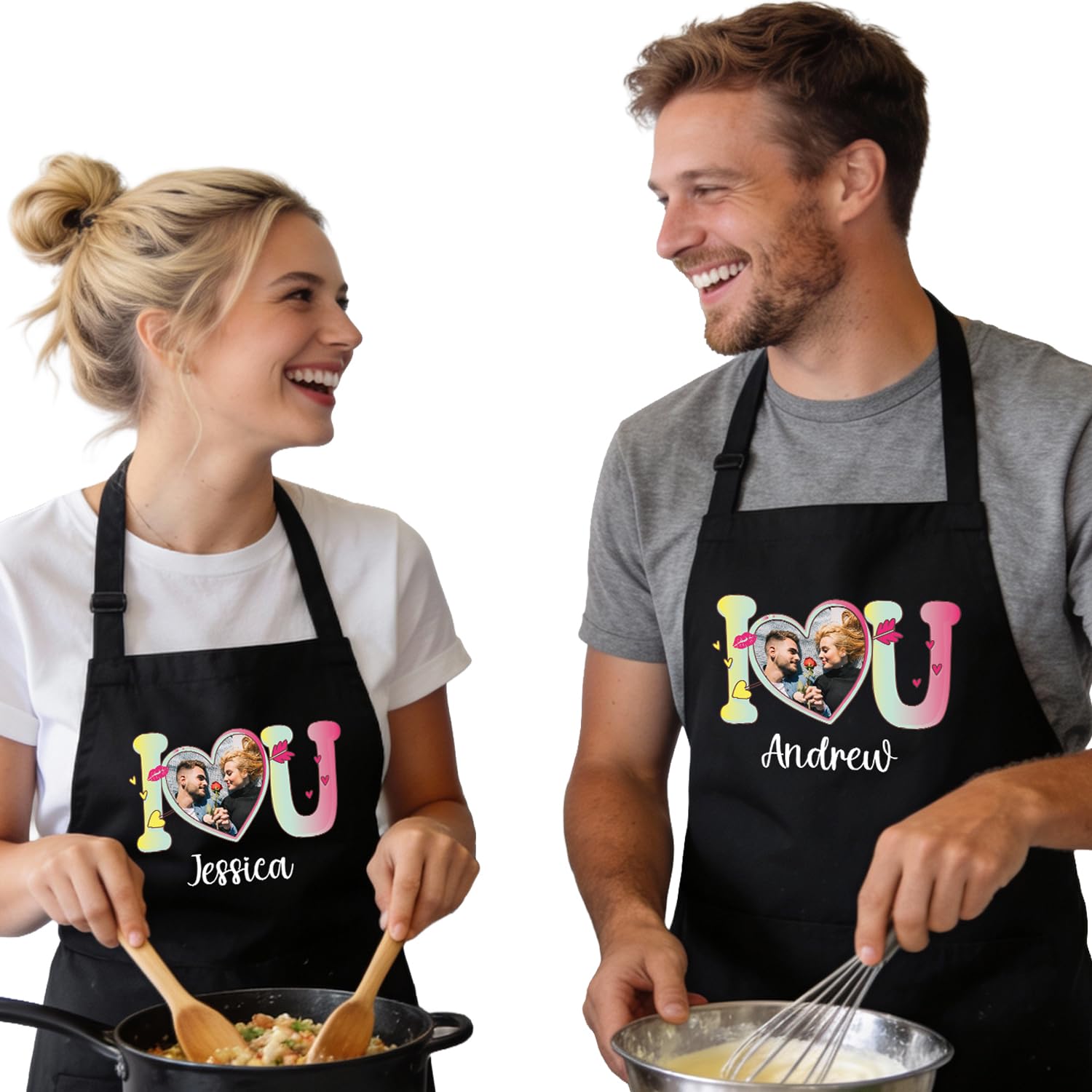 masat custom logo apron for couple unisex 32x28 size