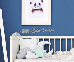 16 inch custom metal arrow wall decor for nursery