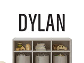 Custom Name Sign wood name cutout in maple wood MDF 1/4 inch thick
