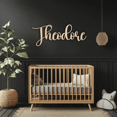 Custom nursery name sign 15 inch size image