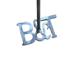Custom Order Initial '&' Initial Branding Iron size 1.5in tall 3in wide with 12in loop handle
