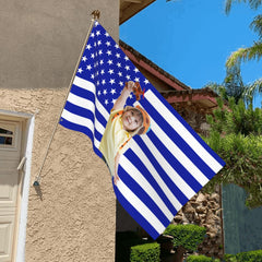 Custom Pink America Flag 2x3 ft size image