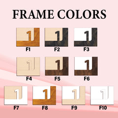 Frame with 11x19 dimensions and stand
