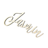 customized wooden name tag for place setting with 2 inch height