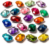 Cute Fridge Magnets 21-Pack decorative gem magnets