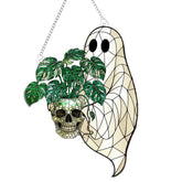 Cute Ghost Ornament Halloween Decor hanging for display