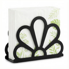 Cvesqkxr napkin holder black metal with weighted base