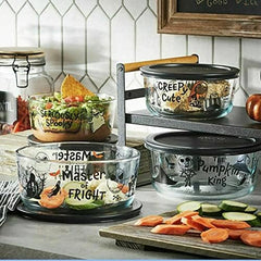 BPA-free lids for Pyrex glass 8-piece storage set