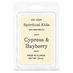 Cypress & Bayberry soy wax melts six 1-inch cubes