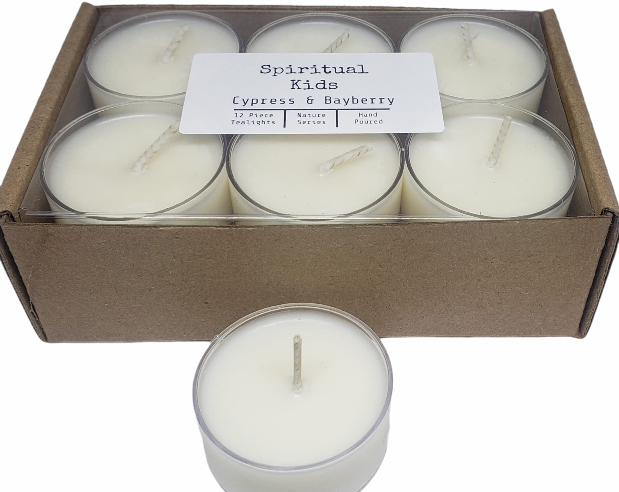 Cypress Bayberry all natural soy wax tealights 12ct