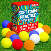 D-Xam foam golf balls multicolor 41mm bulk pack