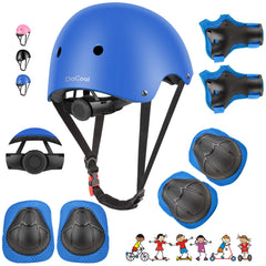 Blue DaCool Kids Bike Helmet for ages 3-8
