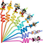 DaeSichi Mickey 24Pcs reusable straws set with 8 designs