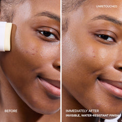 Daily UV Defense sunscreen stick applied to face