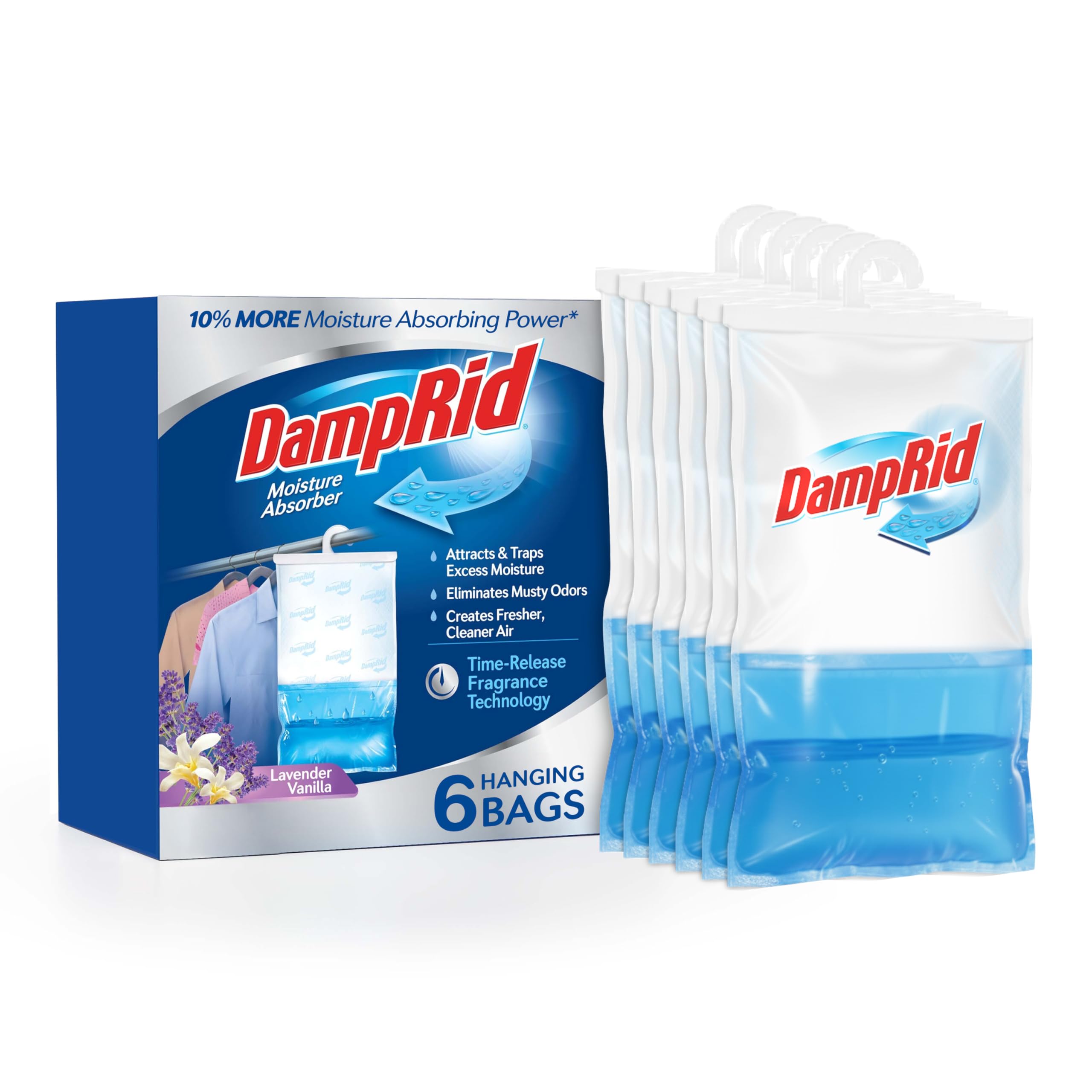 DampRid Lavender Vanilla Hanging Moisture Absorber 15.4 oz bag