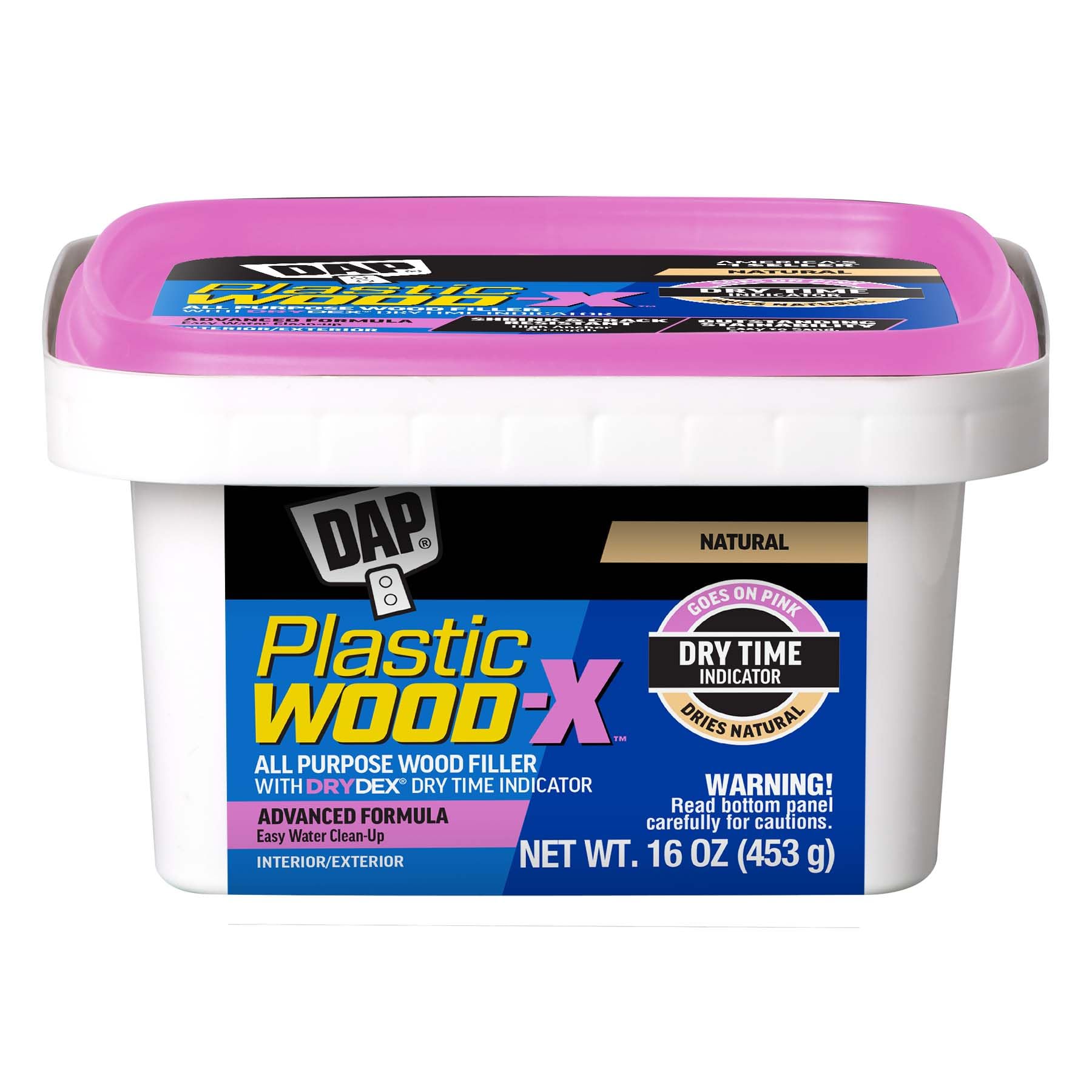 DAP Plastic Wood-X with DryDex Wood Filler natural 16 oz container