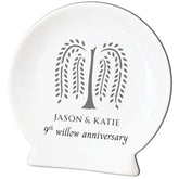 DaraDeco willow plate porcelain keepsake 5.5 inches diameter