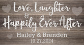 Davaahs welcome sign personalized with date