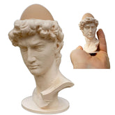 David Bust Egg Cup product image with Renaissance sculpture-inspired design