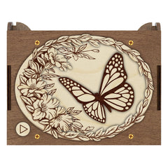Davidson Workshop Butterfly MP3 Music Box large exterior
