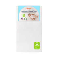 Davinci Premium 2-Stage Crib & Toddler Mattress infant side with 3D mesh