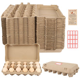 DecarDamai 30 pack egg cartons holding fresh eggs
